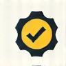 Quality Icon - Stylized checkmark