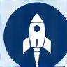 Delivery Icon - Rocket launching